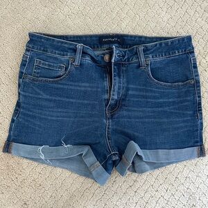 Aeropostale Women's Dark Blue Jean Shorts